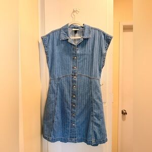 NWOT  Universal Thread - Women's Denim Flouncy Dress - Medium Wash | Size: S